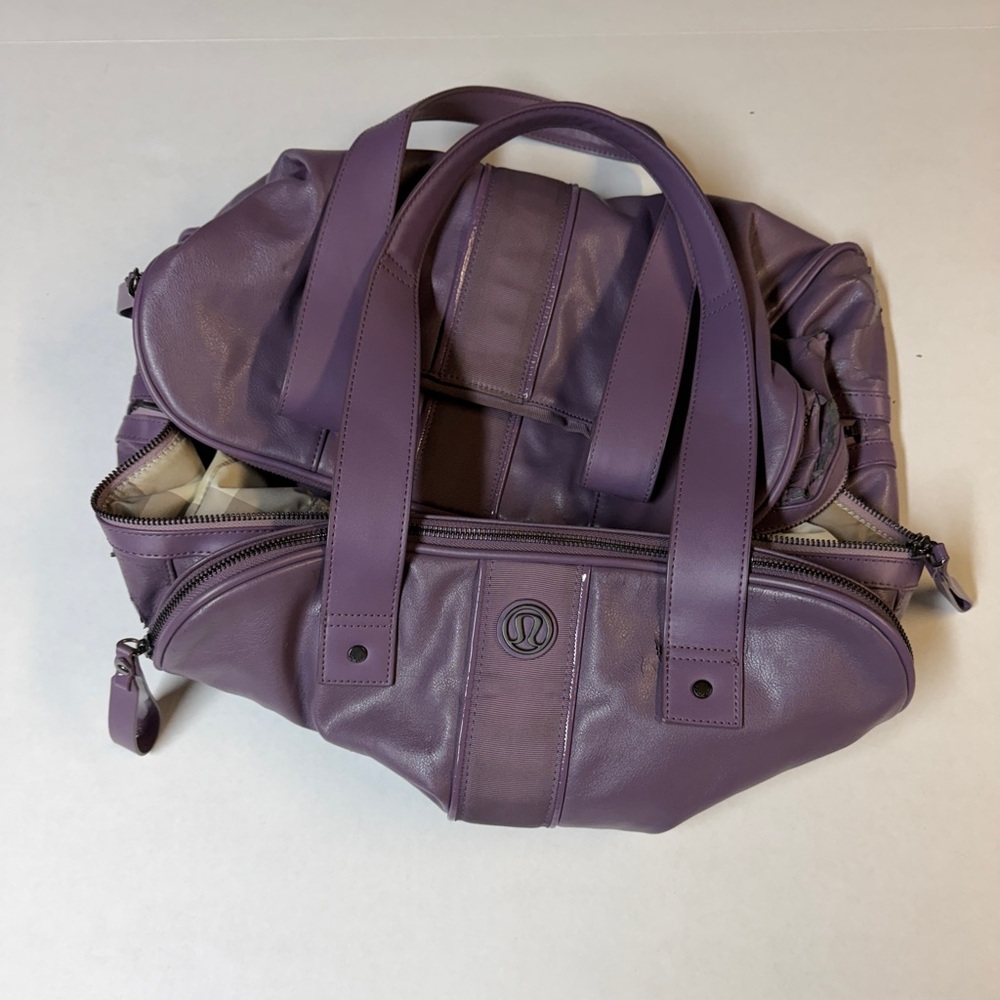 Lululemon Purple Fog Mauve Two Times A Yogi Yoga Gym Duffel Bag
